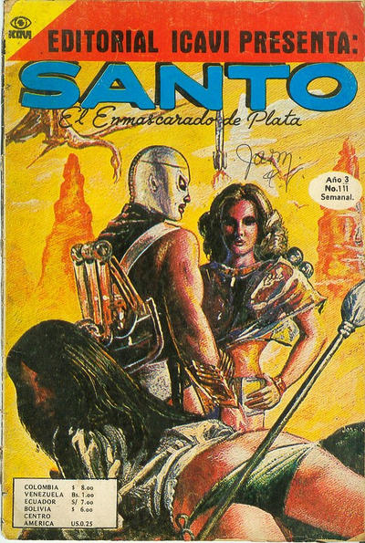 Cover for Santo El Enmascarado de Plata (Editorial Icavi, Ltda., 1976 series) #111