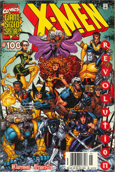 Cover for X-Men (Marvel, 1991 series) #100 [Newsstand]