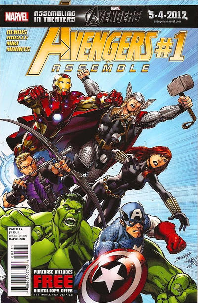 Cover for Avengers Assemble (Marvel, 2012 series) #1
