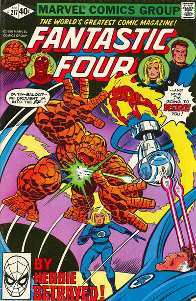 Cover for Fantastic Four (Marvel, 1961 series) #217 [Direct]