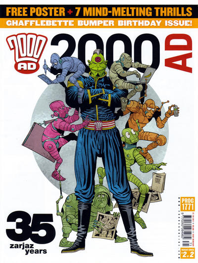 Cover for 2000 AD (Rebellion, 2001 series) #1771