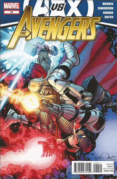 Cover for Avengers (Marvel, 2010 series) #26
