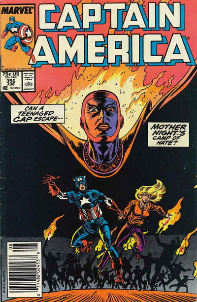 Cover for Captain America (Marvel, 1968 series) #356 [Newsstand]