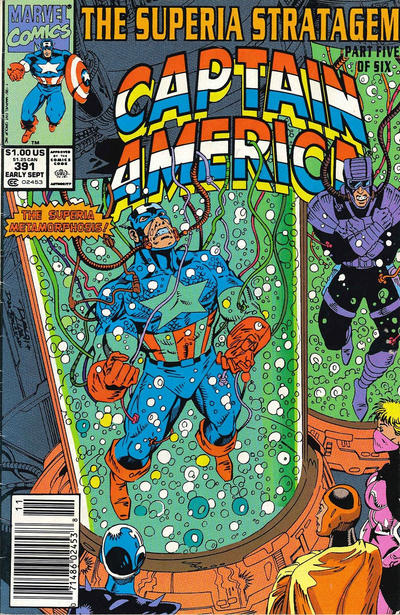 Cover for Captain America (Marvel, 1968 series) #391 [Newsstand]