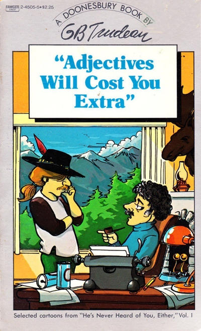 Cover for Adjectives Will Cost You Extra (Crest Books, 1982 series) #24505
