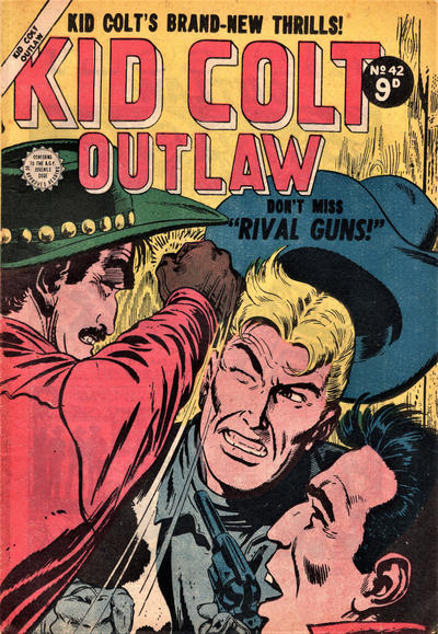Cover for Kid Colt Outlaw (Horwitz, 1952 ? series) #42