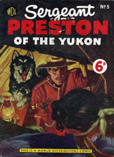 Cover for Sergeant Preston of the Yukon (World Distributors, 1953 series) #5