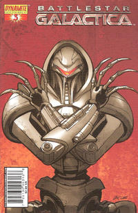 Cover Thumbnail for Battlestar Galactica (Dynamite Entertainment, 2006 series) #3 [Cover G - Red Background]