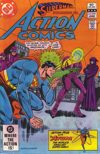 Cover for Action Comics (DC, 1938 series) #532 [Direct]