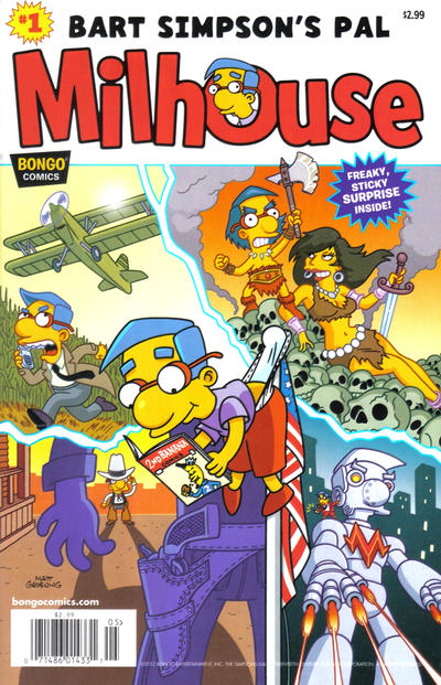 Cover for Simpsons One-Shot Wonders: Bart Simpson's Pal Milhouse (Bongo, 2012 series) #1 [Newsstand]