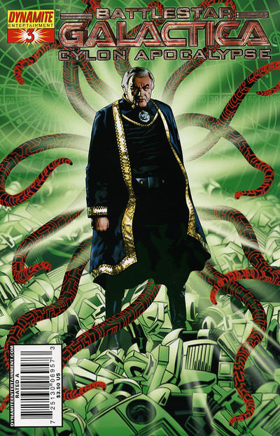 Cover for Battlestar Galactica: Cylon Apocalypse (Dynamite Entertainment, 2007 series) #3 [Cover C - Michael Golden]