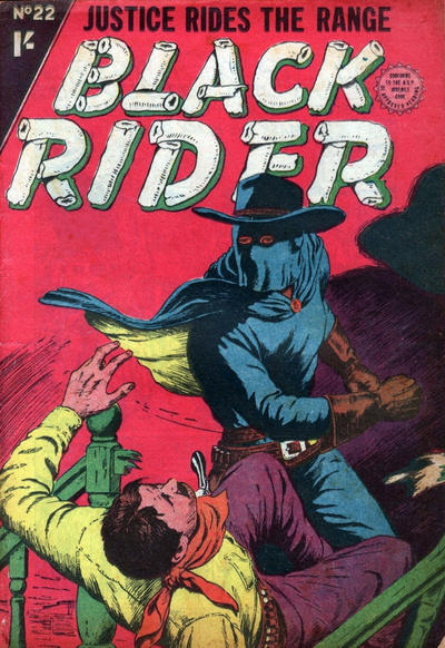 Cover for Black Rider (Horwitz, 1954 series) #22