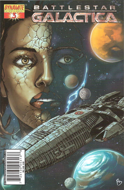 Cover for Battlestar Galactica (Dynamite Entertainment, 2006 series) #3 [Cover C - Adriano Batista]