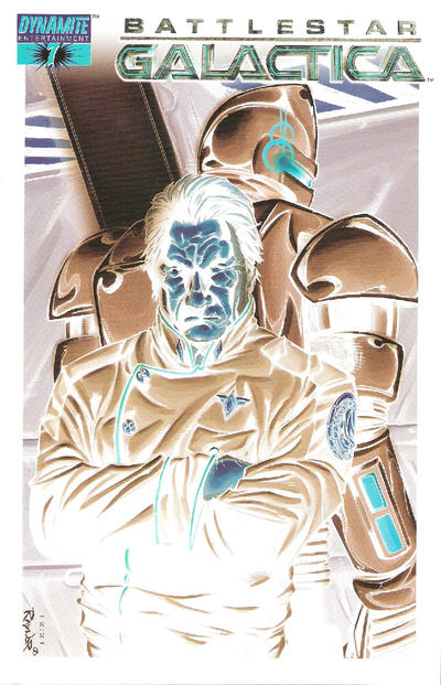 Cover for Battlestar Galactica (Dynamite Entertainment, 2006 series) #7 [Cover F - Negative Art]