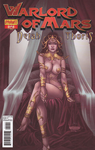Cover for Warlord of Mars: Dejah Thoris (Dynamite Entertainment, 2011 series) #12 [Cover B - Fabiano Neves cover]