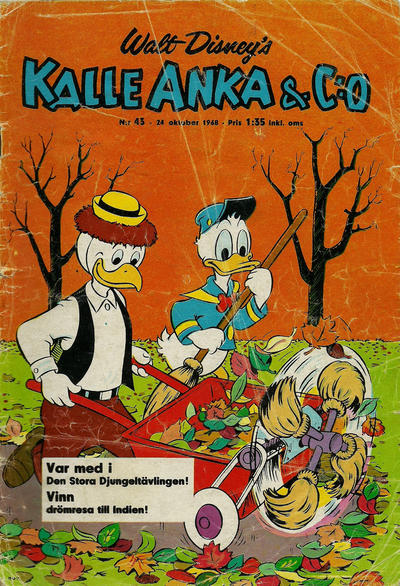 Cover for Kalle Anka & C:o (Hemmets Journal, 1957 series) #43/1968