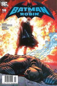 Cover for Batman and Robin (DC, 2009 series) #14 [Newsstand]