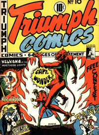 Cover Thumbnail for Triumph Comics (Bell Features, 1942 series) #10