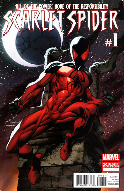 Cover for Scarlet Spider (Marvel, 2012 series) #1 [Variant Edition - Mark Bagley]