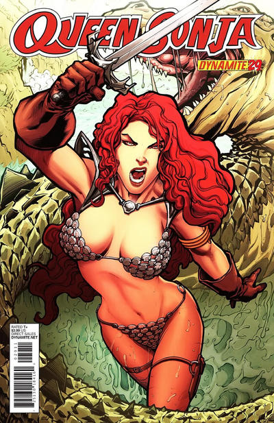 Cover for Queen Sonja (Dynamite Entertainment, 2009 series) #29 [Tommy Patterson Cover]