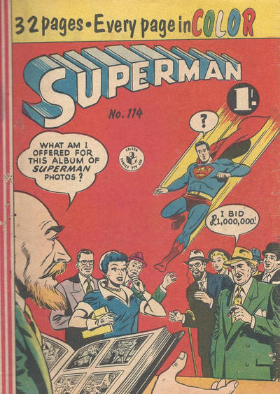 Cover for Superman (K. G. Murray, 1947 series) #114