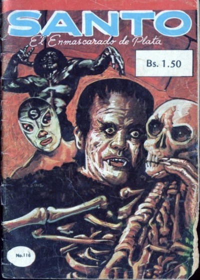 Cover for Santo El Enmascarado de Plata (Editorial Icavi, Ltda., 1976 series) #116