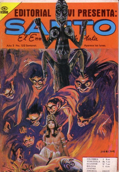 Cover for Santo El Enmascarado de Plata (Editorial Icavi, Ltda., 1976 series) #122