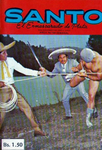 Cover for Santo El Enmascarado de Plata (Editorial Icavi, Ltda., 1976 series) #154
