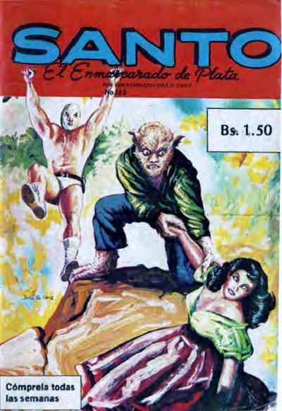 Cover for Santo El Enmascarado de Plata (Editorial Icavi, Ltda., 1976 series) #123