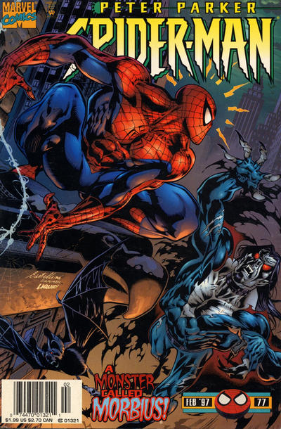 Cover for Spider-Man (Marvel, 1990 series) #77 [Newsstand]