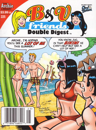 Cover for B&V Friends Double Digest Magazine (Archie, 2011 series) #225 [Newsstand]