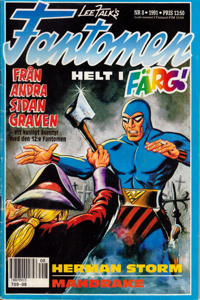 Cover for Fantomen (Semic, 1958 series) #8/1991