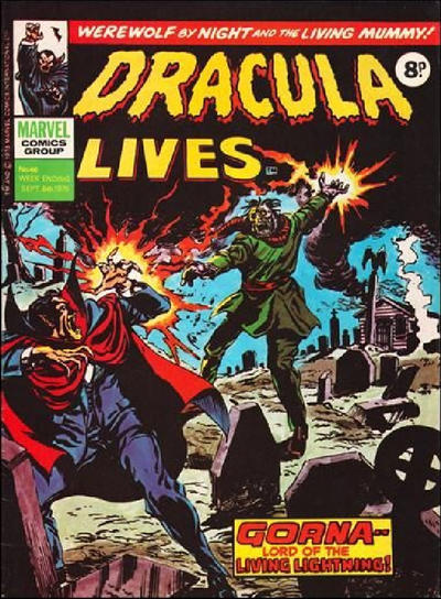 Cover for Dracula Lives (Marvel UK, 1974 series) #46