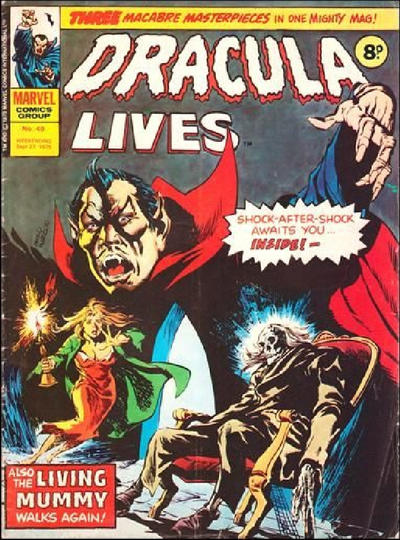 Cover for Dracula Lives (Marvel UK, 1974 series) #49
