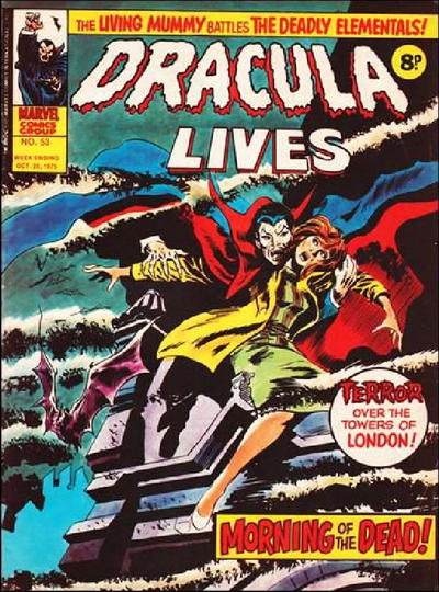 Cover for Dracula Lives (Marvel UK, 1974 series) #53