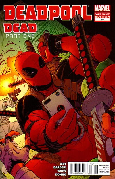 Cover for Deadpool (Marvel, 2008 series) #50 [Bradshaw variant]