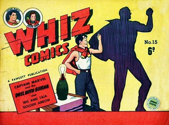 Cover for Whiz Comics (Cleland, 1946 series) #15