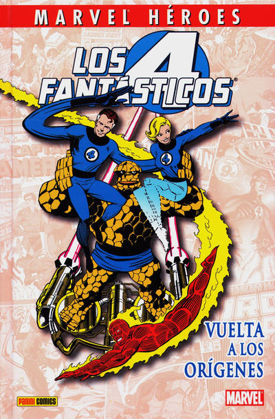 Cover for Coleccionable Marvel Héroes (Panini España, 2010 series) #14 - Los 4 Fantásticos: Vuelta a los Orígenes