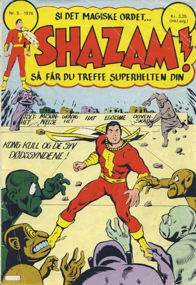 Cover for Shazam! (Illustrerte Klassikere / Williams Forlag, 1974 series) #5/1976