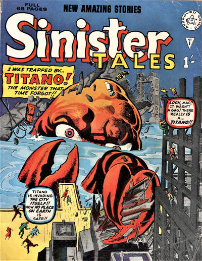 Cover for Sinister Tales (Alan Class, 1964 series) #1