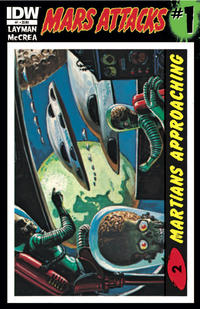 Cover Thumbnail for Mars Attacks (IDW, 2012 series) #1 [Card 2 variant]
