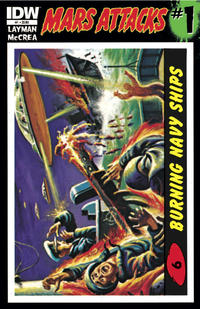Cover Thumbnail for Mars Attacks (IDW, 2012 series) #1 [Card 6 variant]