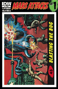 Cover Thumbnail for Mars Attacks (IDW, 2012 series) #1 [Card 43 variant]