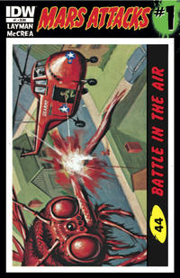 Cover Thumbnail for Mars Attacks (IDW, 2012 series) #1 [Card 44 variant]