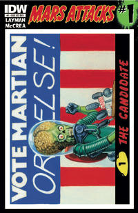 Cover Thumbnail for Mars Attacks (IDW, 2012 series) #1 [Box Set Cover variant]