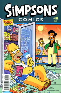 Cover for Simpsons Comics (Bongo, 1993 series) #191