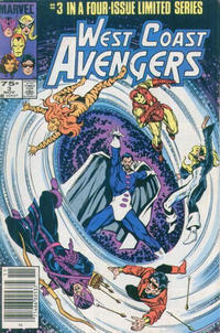 Cover Thumbnail for West Coast Avengers (Marvel, 1984 series) #3 [Newsstand]