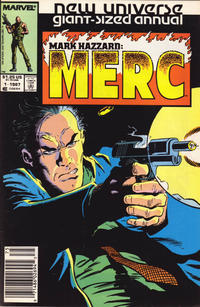 Cover Thumbnail for Mark Hazzard: Merc Annual (Marvel, 1987 series) #1 [Newsstand]