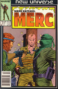 Cover Thumbnail for Mark Hazzard: Merc (Marvel, 1986 series) #9 [Newsstand]