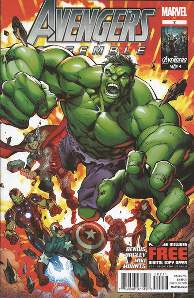 Cover for Avengers Assemble (Marvel, 2012 series) #2